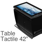 Table Tactile 42"